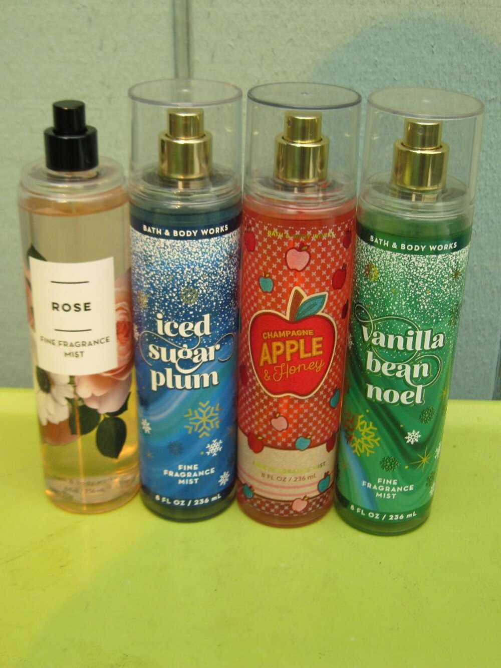 Lot Of 4 Bath & Body Works Sprays
